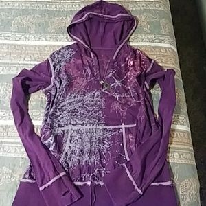 Cowgirl up lightweight hoodie pullover